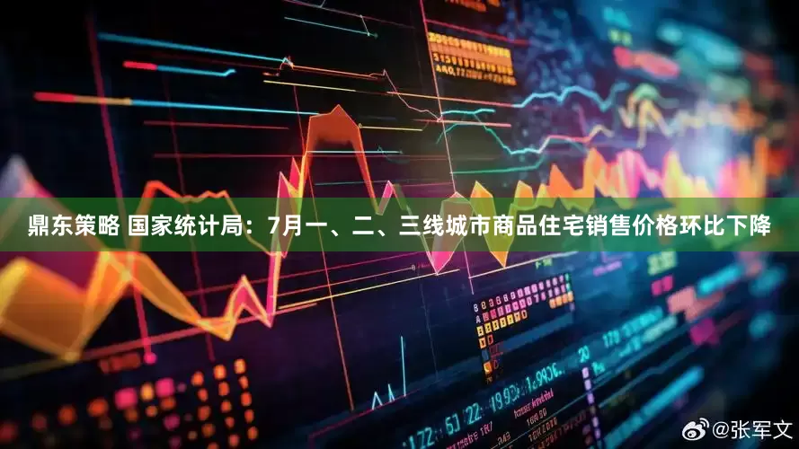 鼎东策略 国家统计局：7月一、二、三线城市商品住宅销售价格环比下降